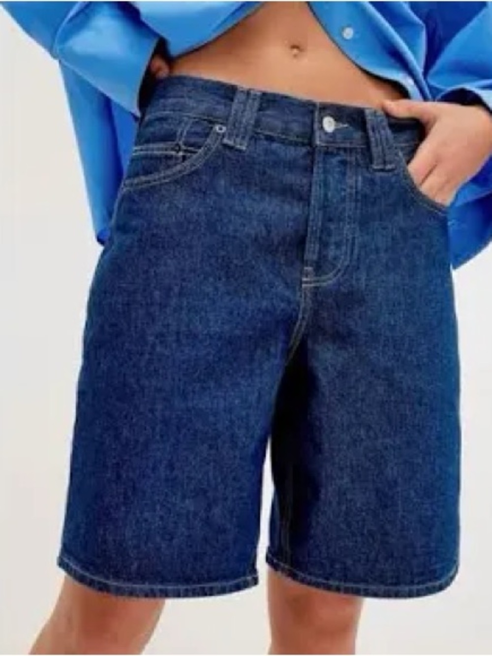 We The Free Montana Dark Blue Denim Shorts